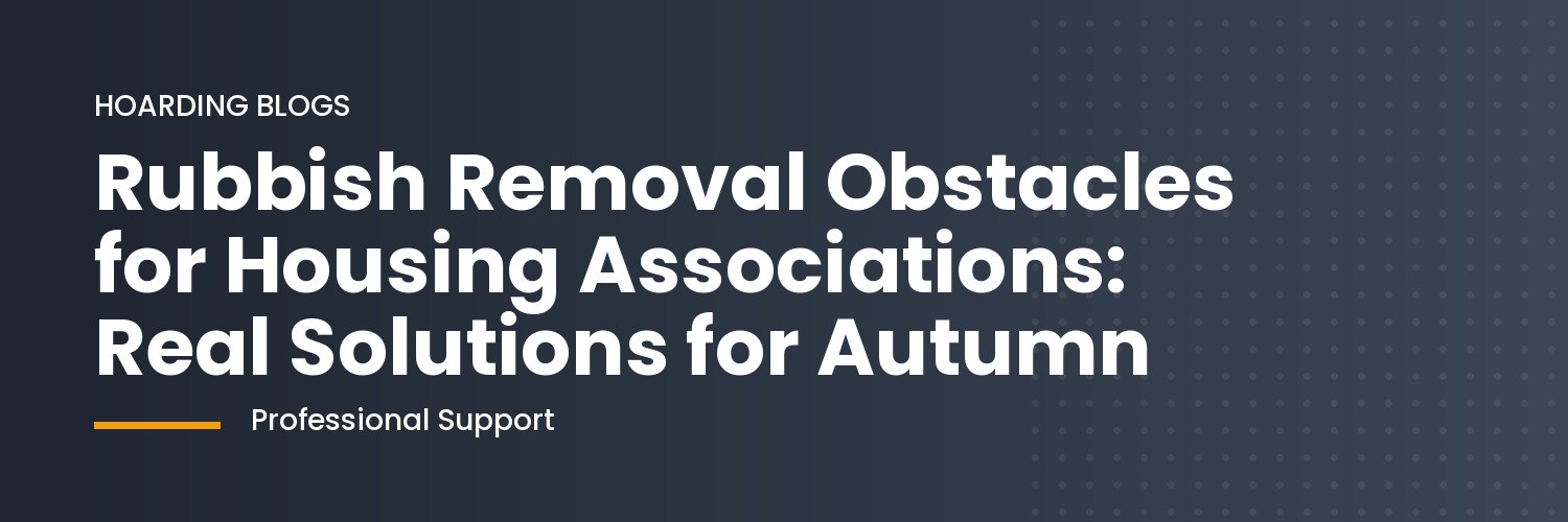 Overflowing rubbish bins outside a block of flats in autumn