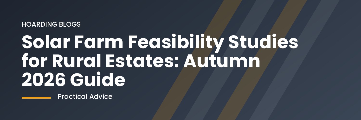 Solar panels on farmland with autumn leaves in the UK